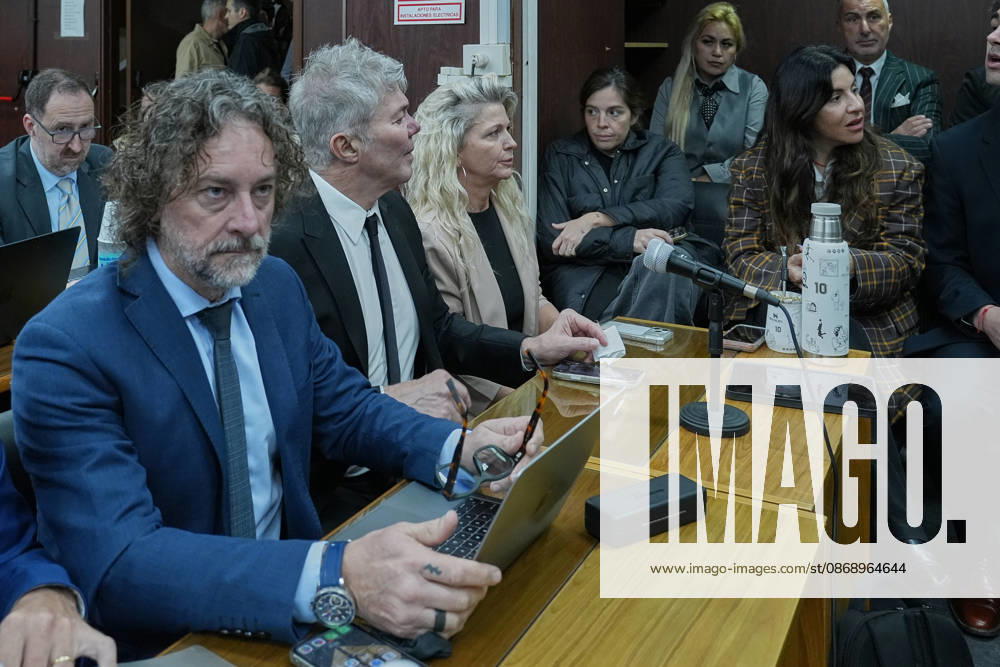 Closing arguments begin in the Maradona s death in Argentina SAN ISIDRO, ARGENTINA - OCTOBER 8: Dalma Maradona (L), and Gianinna Maradona (R), Diego Maradona’s daugthers, are seen at the courthouse as prosecutors and plaintiff attorneys present their closing arguments before Oral Criminal Court No. 7 in San Isidro, Argentina on October 8, 2026. The trial has entered its final stage, with the accusing parties seeking severe penalties against seven medical professionals charged with homicide with eventual intent over allegations of negligent and indifferent medical care that contributed to Maradona’s death. Luciano Gonzalez Anadolu San Isidro Argentina. Editorial use only. Please get in touch for any other usage.