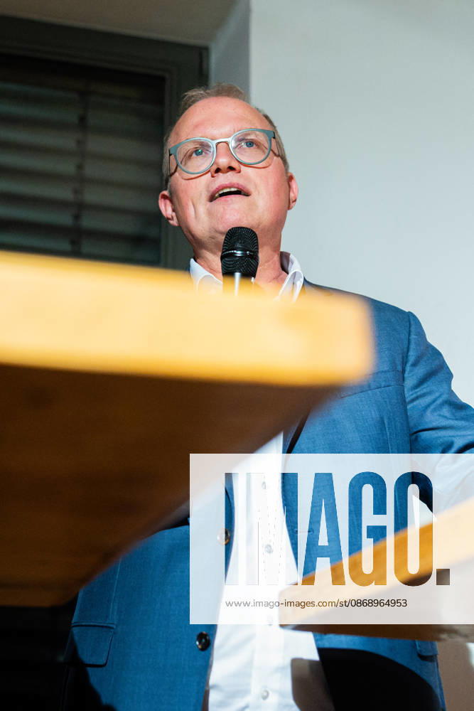 Jochen Ott MdL in Herford: Der Fraktionsvorsitzende der NRW-SPD und Spitzenkandidat zum Ministerpräsident zur Landtagswahl 2027. , Herford Nordrhein-Westfalen Deutschland -