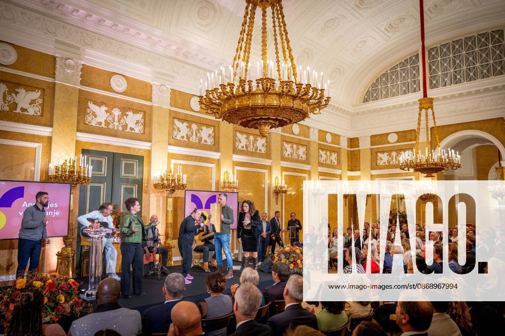 Presentation of the Appeltjes van Oranje awards. The Hague, The Netherlands. 8 Oct 2026 Queen Maxima at the presentation of the Appeltjes van Oranje awards at Noordeinde Palace in The Hague. The Hague The Netherlands