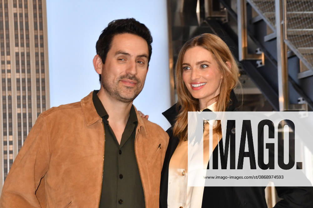 NEW YORK, NY- OCTOBER 8: Ed Weeks and Allegra Edwards at the Empire State Building to Celebrate the Premiere of CBS New Series, Eternally Yours on October 8, 2026 in New York City. Credit: AdMedia New York City USA - ZUMAa123 20261008_zaa_a123_083