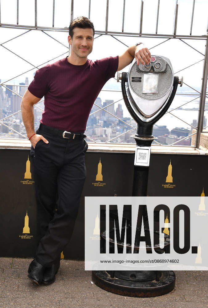 NEW YORK, NY- OCTOBER 8: Parker Young at the Empire State Building to Celebrate the Premiere of CBS New Series, Eternally Yours on October 8, 2026 in New York City. Credit: AdMedia New York City USA - ZUMAa123 20261008_zaa_a123_086