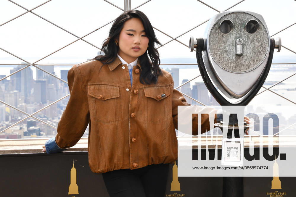 NEW YORK, NY- OCTOBER 8: Helen J. Shen at the Empire State Building to Celebrate the Premiere of CBS New Series, Eternally Yours on October 8, 2026 in New York City. Credit: AdMedia New York City USA - ZUMAa123 20261008_zaa_a123_102