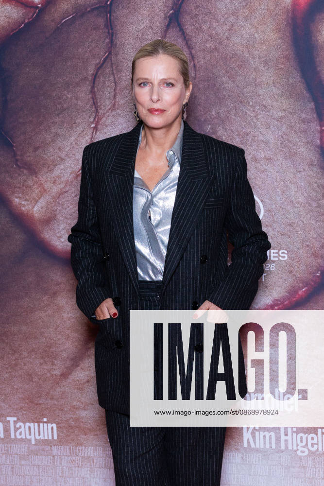 Sanguine Paris Film Premiere Karin Viard attends Sanguine Paris Film Premiere at Max Linder on October 08, 2026 in Paris, France. Photo by Nasser Berzane ABACAPRESS.COM Paris France