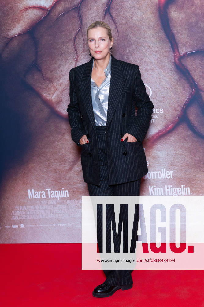 Sanguine Paris Film Premiere Karin Viard attends Sanguine Paris Film Premiere at Max Linder on October 08, 2026 in Paris, France. Photo by Nasser Berzane ABACAPRESS.COM Paris France