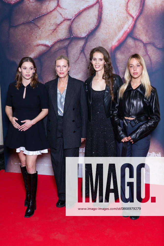 Sanguine Paris Film Premiere Mara Taquin, Karin Viard, Marion Le Corroller, Kim Higelin attends Sanguine Paris Film Premiere at Max Linder on October 08, 2026 in Paris, France. Photo by Nasser Berzane ABACAPRESS.COM Paris France