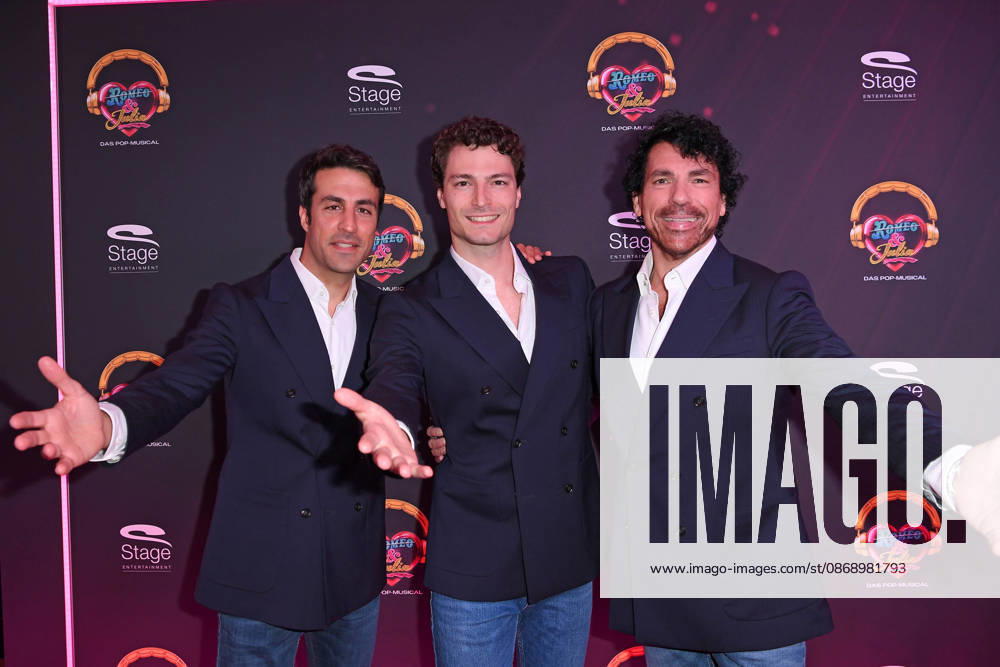 Impulso Tenors (German Gholami, Val Mihelcic, Laszlo Maleczky) bei der & JULIA MUSICALPREMIERE im Stage Palladium Theater in Stuttgart am 08.10.2026