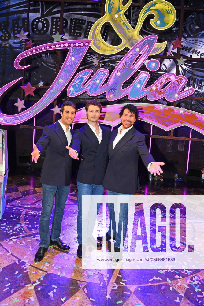 Impulso Tenors (German Gholami, Val Mihelcic, Laszlo Maleczky) bei der & JULIA MUSICALPREMIERE im Stage Palladium Theater in Stuttgart am 08.10.2026