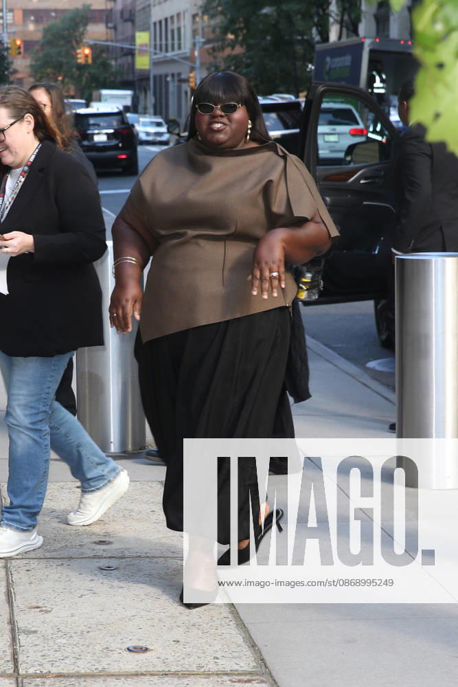 GABOUREY SIDIBE arrives at ABC Studios New York USA - ZUMAh16_ 20261008_zaf_h16_033