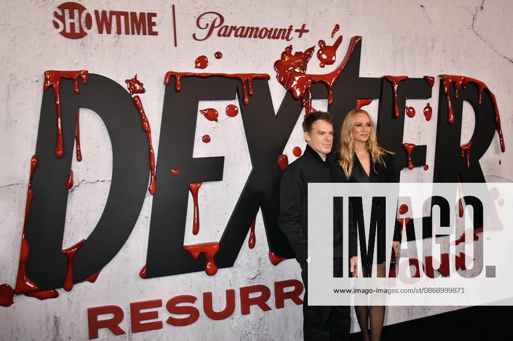 NEW YORK, NY - OCTOBER 8: Michael C. Hall and Uma Thurman at Dexter 20th Anniversary Celebration & Dexter: Resurrection Season 2 premiere at Chelsea Industrial on October 8, 2026 in New York City.