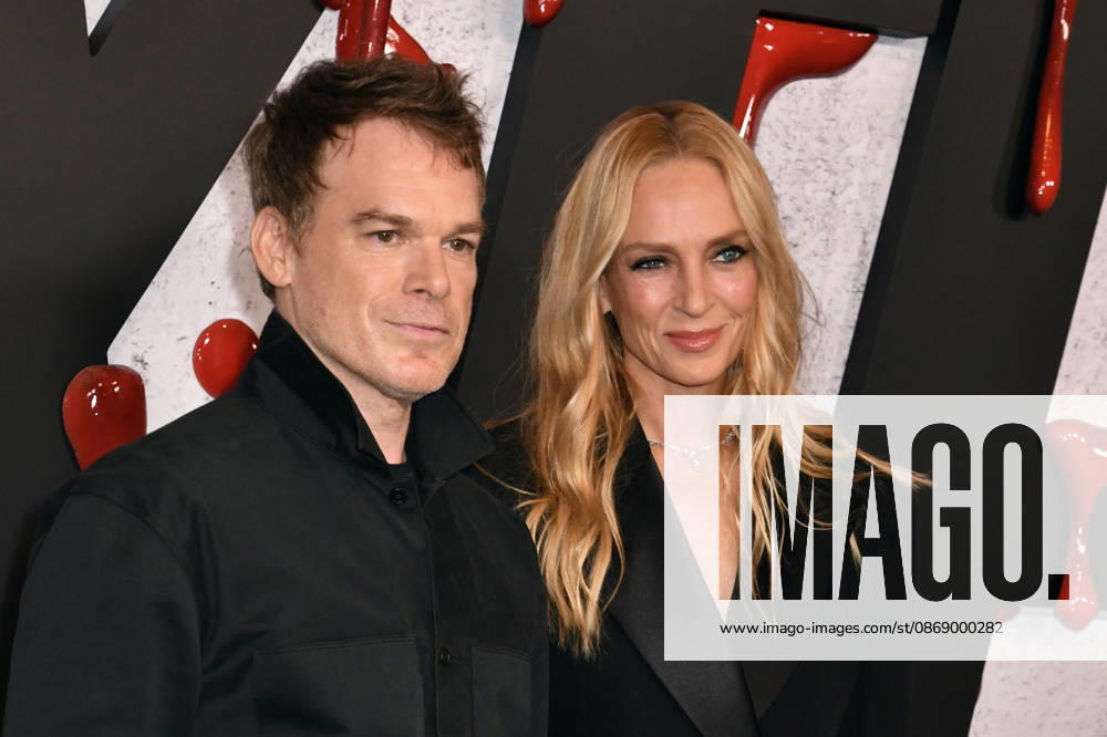 NEW YORK, NY - OCTOBER 8: Michael C. Hall and Uma Thurman at Dexter 20th Anniversary Celebration & Dexter: Resurrection Season 2 premiere at Chelsea Industrial on October 8, 2026 in New York City.