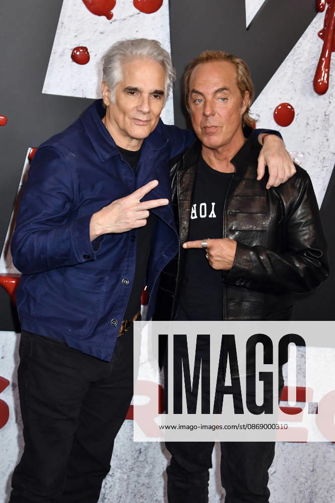 NEW YORK, NY - OCTOBER 8: Yul Vazquez and Titus Welliver at Dexter 20th Anniversary Celebration & Dexter: Resurrection Season 2 premiere at Chelsea Industrial on October 8, 2026 in New York City.