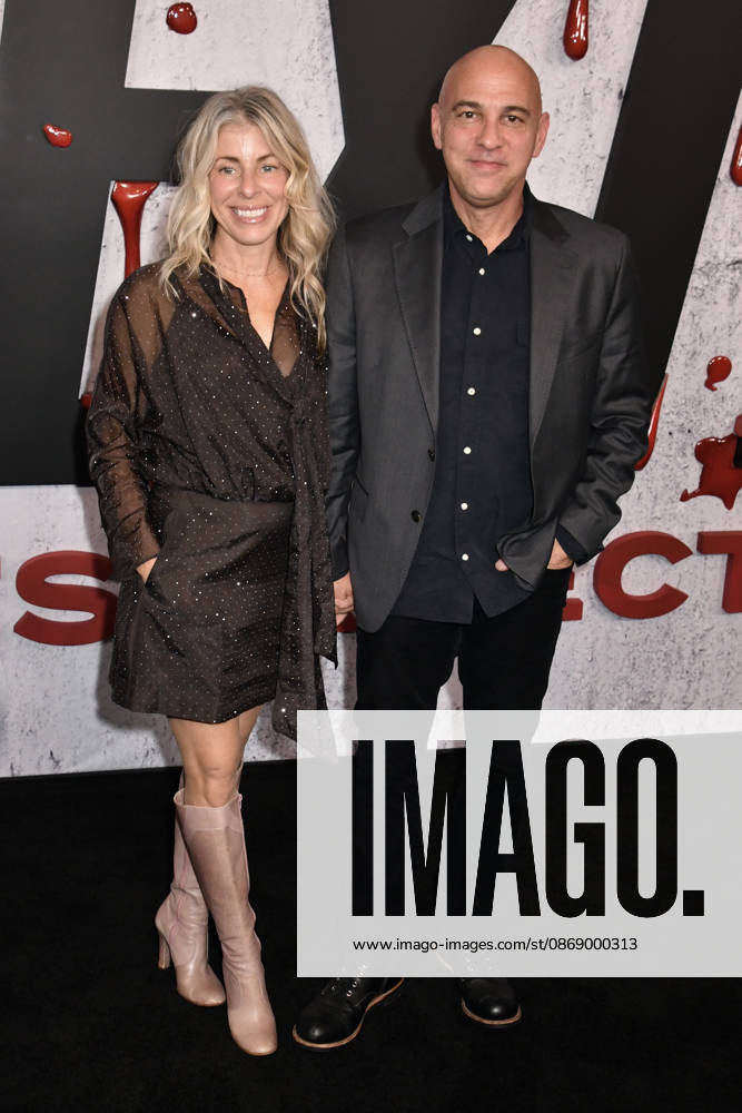 NEW YORK, NY - OCTOBER 8: Lisa Goldsmith and Marcos Siega at Dexter 20th Anniversary Celebration & Dexter: Resurrection Season 2 premiere at Chelsea Industrial on October 8, 2026 in New York City.