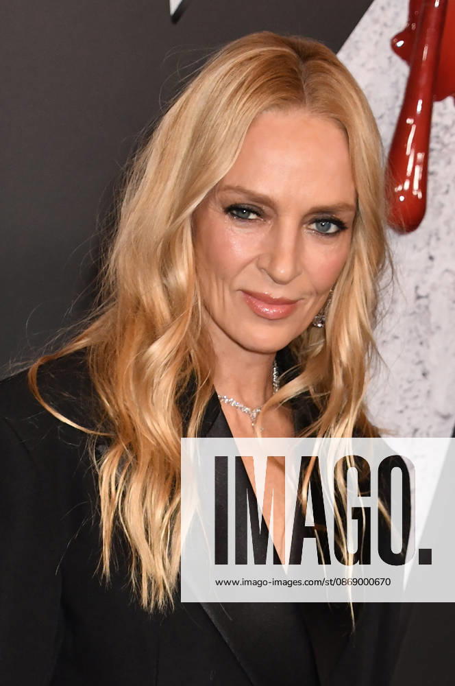 NEW YORK, NY - OCTOBER 8: Uma Thurman at Dexter 20th Anniversary Celebration & Dexter: Resurrection Season 2 premiere at Chelsea Industrial on October 8, 2026 in New York City.