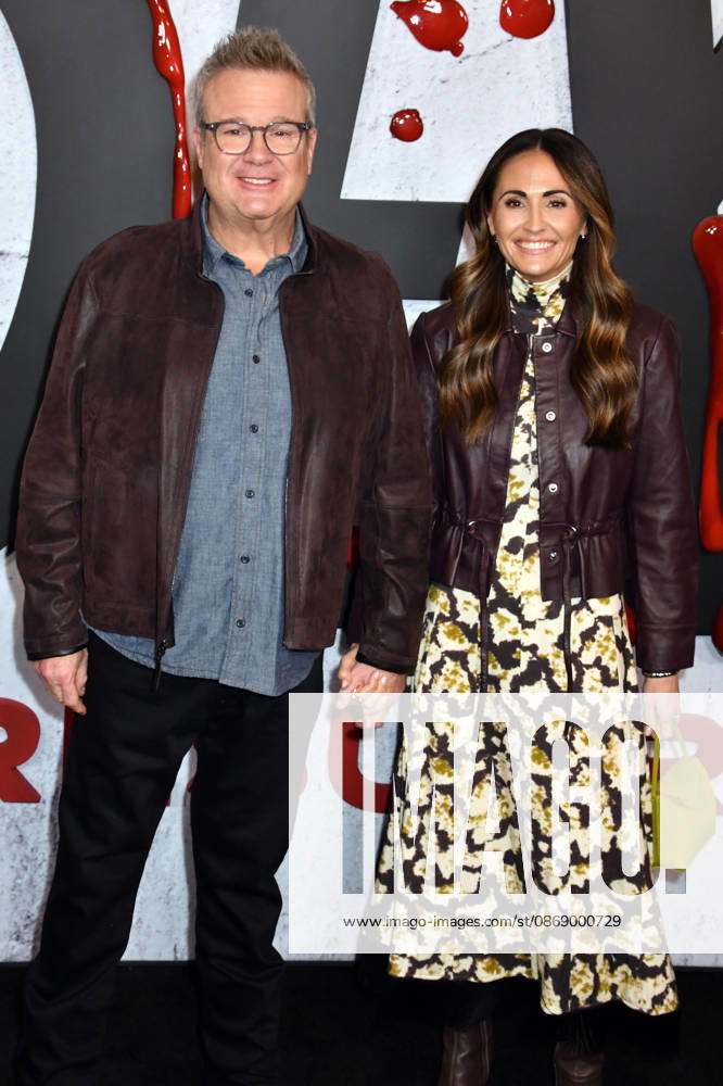 NEW YORK, NY - OCTOBER 8: Eric Stonestreet and Lindsay Stonestreet at Dexter 20th Anniversary Celebration & Dexter: Resurrection Season 2 premiere at Chelsea Industrial on October 8, 2026 in New York City.