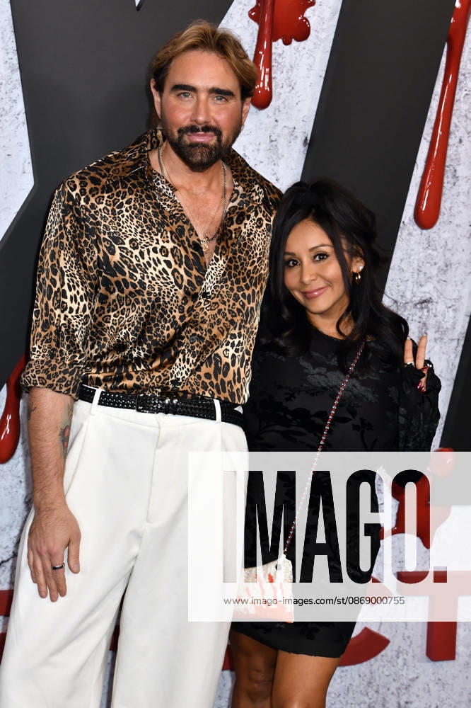 NEW YORK, NY - OCTOBER 8: Joey Camasta and Nicole ˜Snooki Polizzi at Dexter 20th Anniversary Celebration & Dexter: Resurrection Season 2 premiere at Chelsea Industrial on October 8, 2026 in New York City.