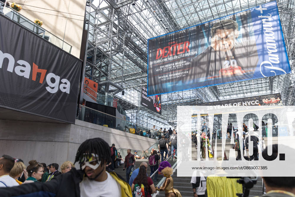 New York Comic Con 2026, People in costumes and makeup pose during New York Comic Con 2026 at the Javits Center in New York City, United States, on Thursday, October 8, 2026. NEW YORK NEW YORK UNITED OF AMERICA