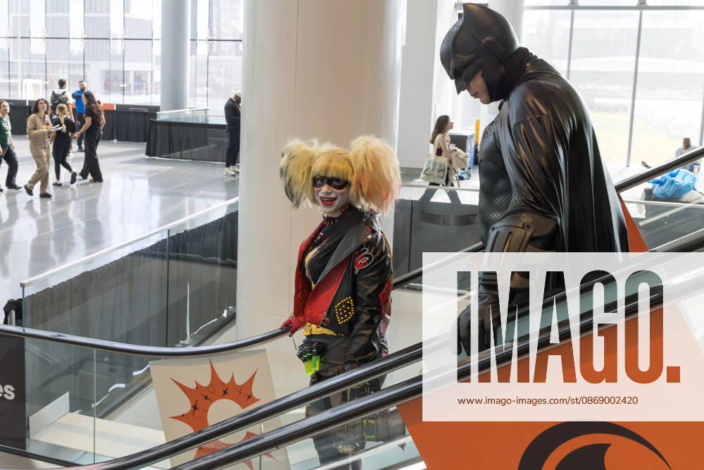 New York Comic Con 2026, People in costumes and makeup pose during New York Comic Con 2026 at the Javits Center in New York City, United States, on Thursday, October 8, 2026. NEW YORK NEW YORK UNITED OF AMERICA