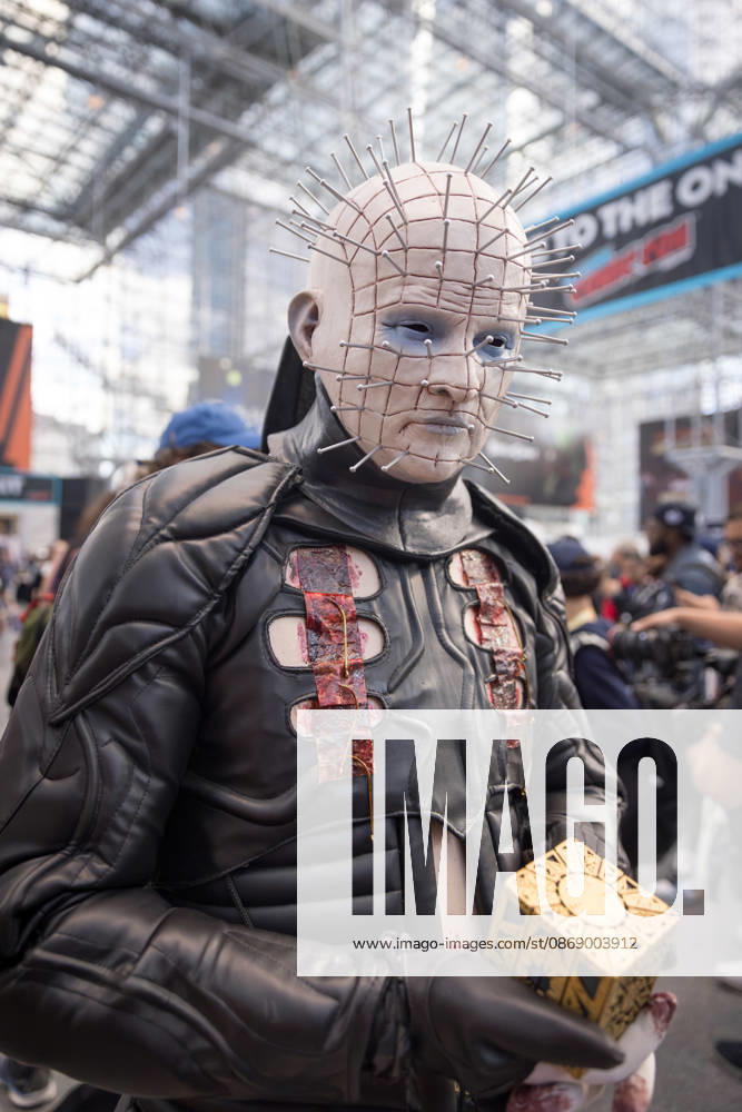 People in costumes and makeup pose during New York Comic Con 2026 at the Javits Center in New York City, United States, on Thursday, October 8, 2026. New York USA - ZUMAc233 20261008_zsp_c233_054