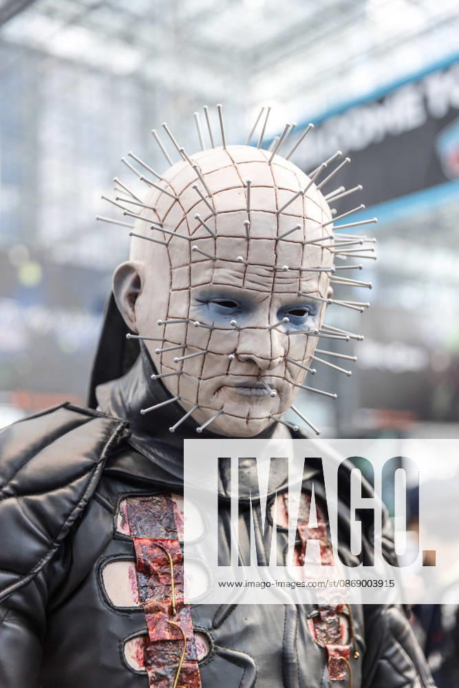 People in costumes and makeup pose during New York Comic Con 2026 at the Javits Center in New York City, United States, on Thursday, October 8, 2026. New York USA - ZUMAc233 20261008_zsp_c233_056