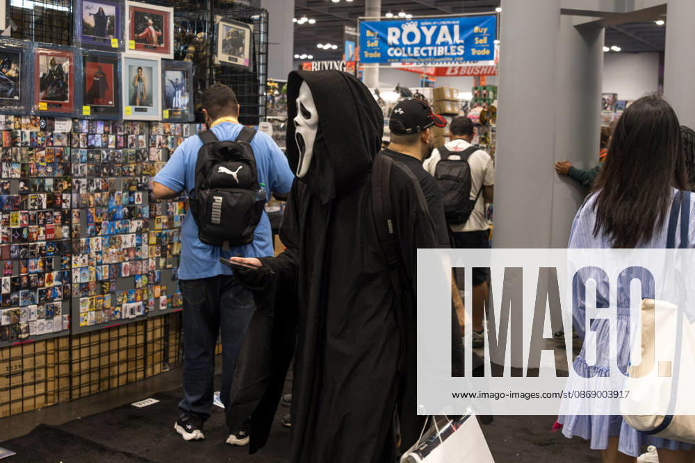 People in costumes and makeup pose during New York Comic Con 2026 at the Javits Center in New York City, United States, on Thursday, October 8, 2026. New York USA - ZUMAc233 20261008_zsp_c233_057