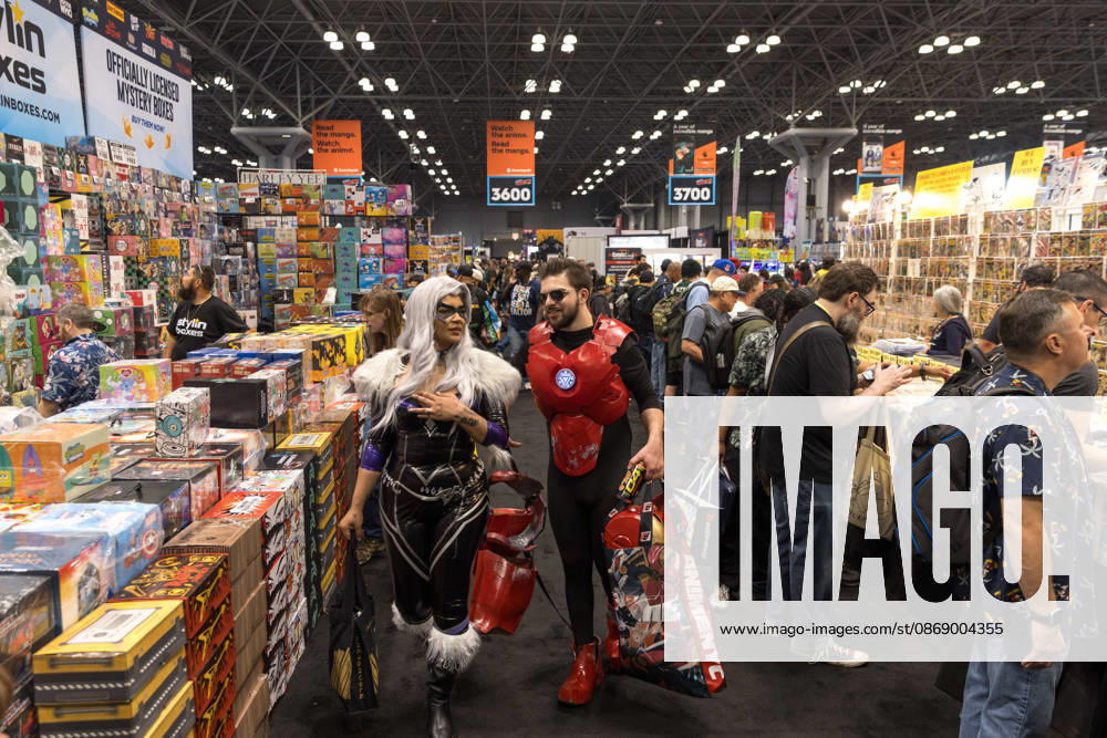 People in costumes and makeup pose during New York Comic Con 2026 at the Javits Center in New York City, United States, on Thursday, October 8, 2026. New York USA - ZUMAc233 20261008_zsp_c233_049