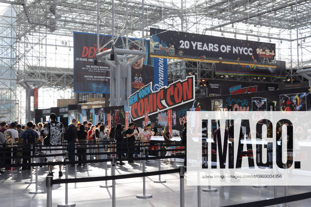 People in costumes and makeup pose during New York Comic Con 2026 at the Javits Center in New York City, United States, on Thursday, October 8, 2026. New York USA - ZUMAc233 20261008_zsp_c233_050