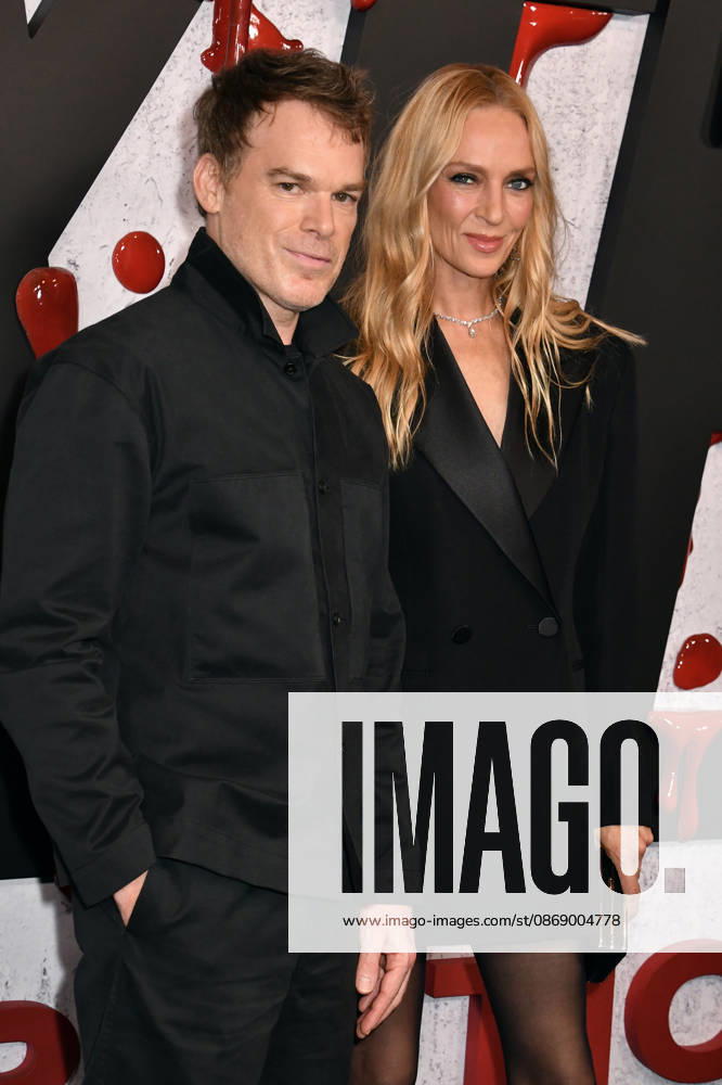 Dexter 20th Anniversary Celebration & Dexter: Resurrection Season 2 Premiere NEW YORK, NY - OCTOBER 8: Michael C. Hall and Uma Thurman at Dexter 20th Anniversary Celebration & Dexter: Resurrection Season 2 premiere at Chelsea Industrial on October 8, 2026 in New York City. Credit: John Fycke AdMedia New York City New York USA