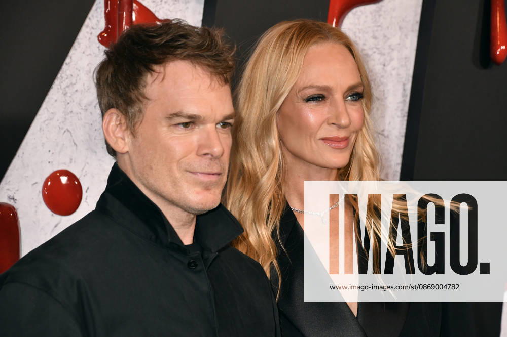 Dexter 20th Anniversary Celebration & Dexter: Resurrection Season 2 Premiere NEW YORK, NY - OCTOBER 8: Michael C. Hall and Uma Thurman at Dexter 20th Anniversary Celebration & Dexter: Resurrection Season 2 premiere at Chelsea Industrial on October 8, 2026 in New York City. Credit: John Fycke AdMedia New York City New York USA