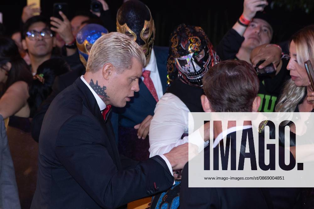 TO-45411 & x2013; Mexico City. October 8, 2026. Cody Rhodes during the "Street Fighter" movie fan event at Plaza Universidad in Mexico City. Clasos.com.mx - ZUMAcs4_ 20261008_faa_cs4_149