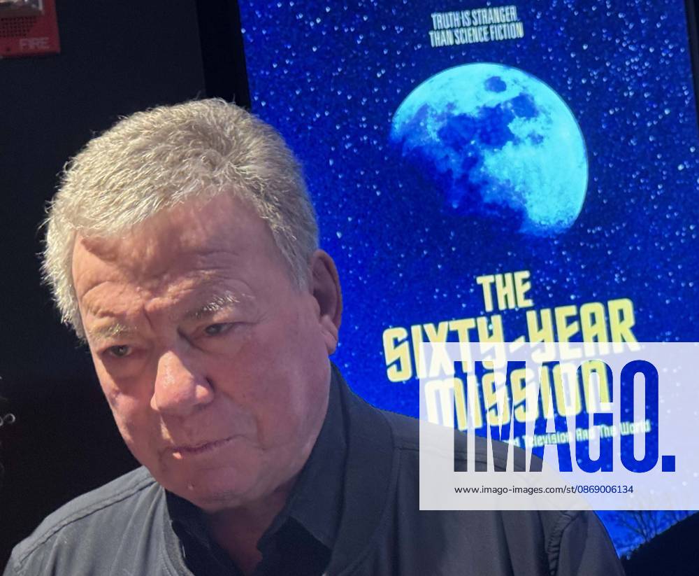 Actor WILLIAM SHATNER seen during the red carpet arrivals for the New York All Media Premiere Screening of The Sixty-Year Mission - How Star Trek Changed Television and the World held at Regal Times Square Theaters. New York USA - ZUMAk03_ 20261008_zaf_k03_066