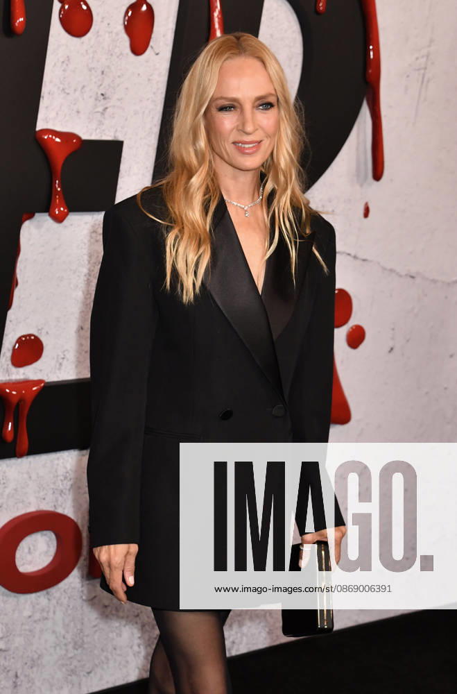 NEW YORK, NY - OCTOBER 8: Uma Thurman at Dexter 20th Anniversary Celebration & Dexter: Resurrection Season 2 premiere at Chelsea Industrial on October 8, 2026 in New York City. Credit: AdMedia New York City USA - ZUMAa123 20261008_zaa_a123_156