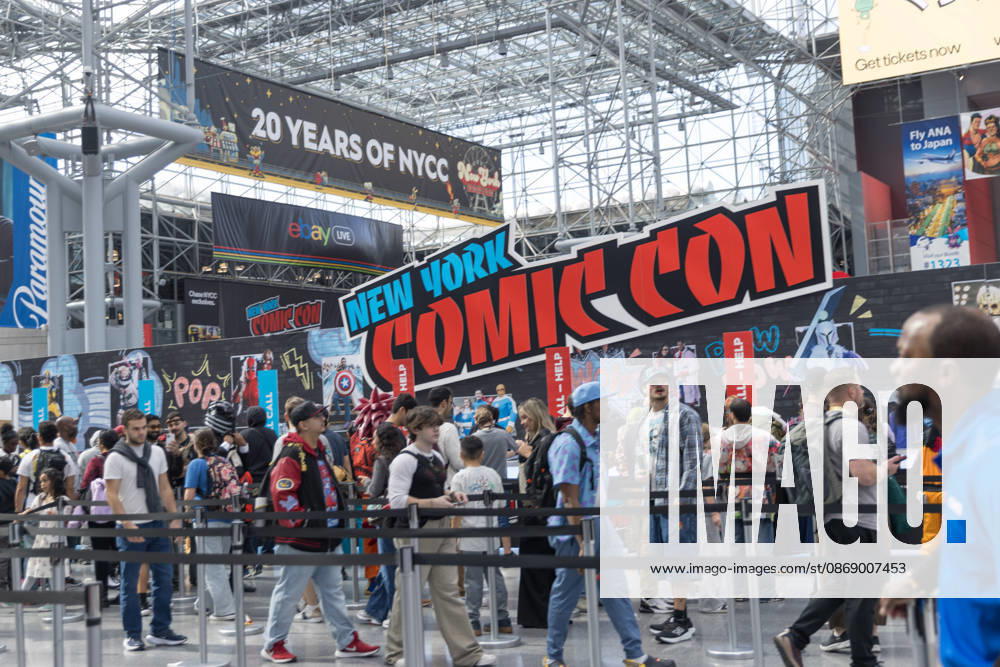 People in costumes and makeup pose during New York Comic Con 2026 at the Javits Center in New York City, United States, on Thursday, October 8, 2026. New York USA - ZUMAc233 20261008_zsp_c233_002