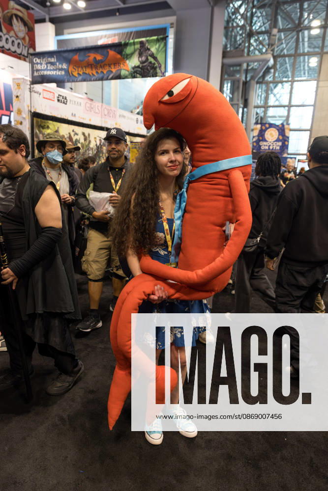 People in costumes and makeup pose during New York Comic Con 2026 at the Javits Center in New York City, United States, on Thursday, October 8, 2026. New York USA - ZUMAc233 20261008_zsp_c233_003