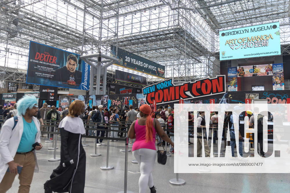 People in costumes and makeup pose during New York Comic Con 2026 at the Javits Center in New York City, United States, on Thursday, October 8, 2026. New York USA - ZUMAc233 20261008_zsp_c233_007