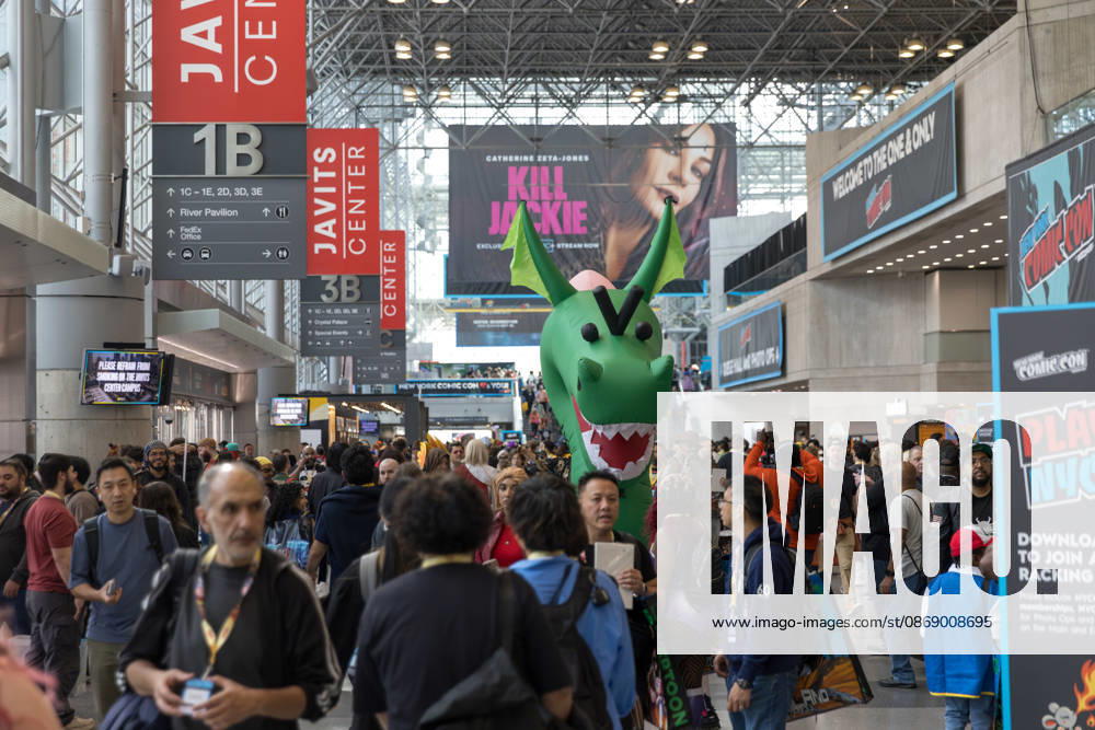 People in costumes and makeup pose during New York Comic Con 2026 at the Javits Center in New York City, United States, on Thursday, October 8, 2026. New York USA - ZUMAc233 20261008_zsp_c233_022