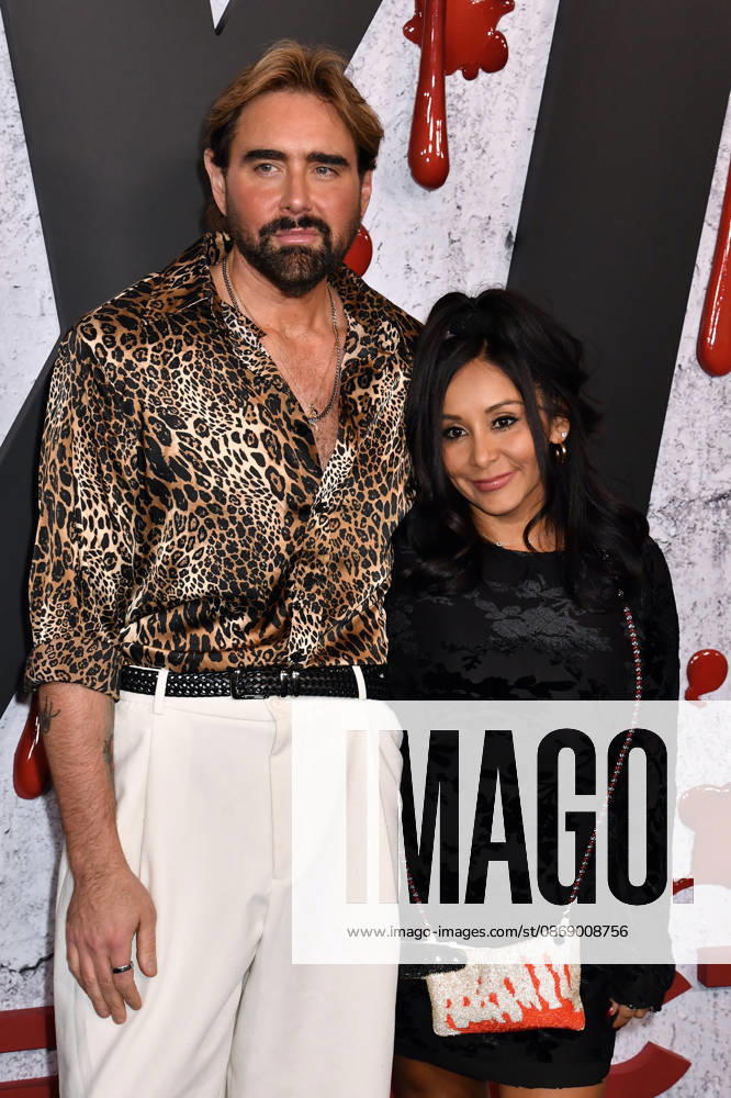 NEW YORK, NY - OCTOBER 8: Joey Camasta and Nicole ‘Snookiâ€⠢ Polizzi at Dexter 20th Anniversary Celebration & Dexter: Resurrection Season 2 premiere at Chelsea Industrial on October 8, 2026 in New York City. Credit: AdMedia New York City USA - ZUMAa123 20261008_zaa_a123_133