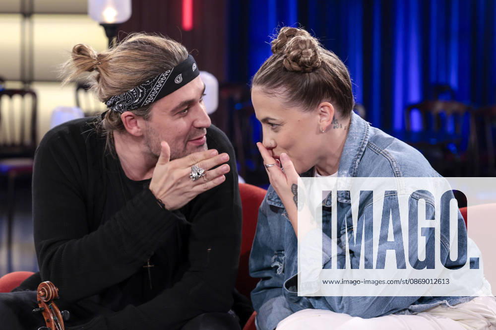 David Garrett und La Fee bei der Aufzeichnung der WDR-Talkshow Kölner Treff im WDR Studio BS 3. Köln