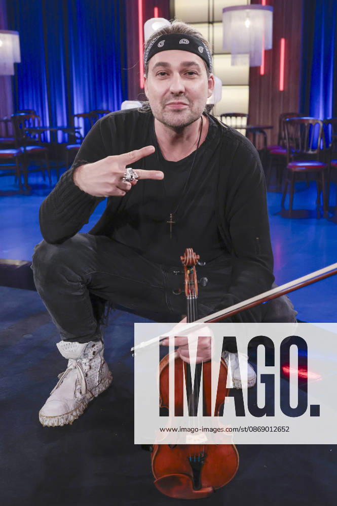 David Garrett bei der Aufzeichnung der WDR-Talkshow Kölner Treff im WDR Studio BS 3. Köln