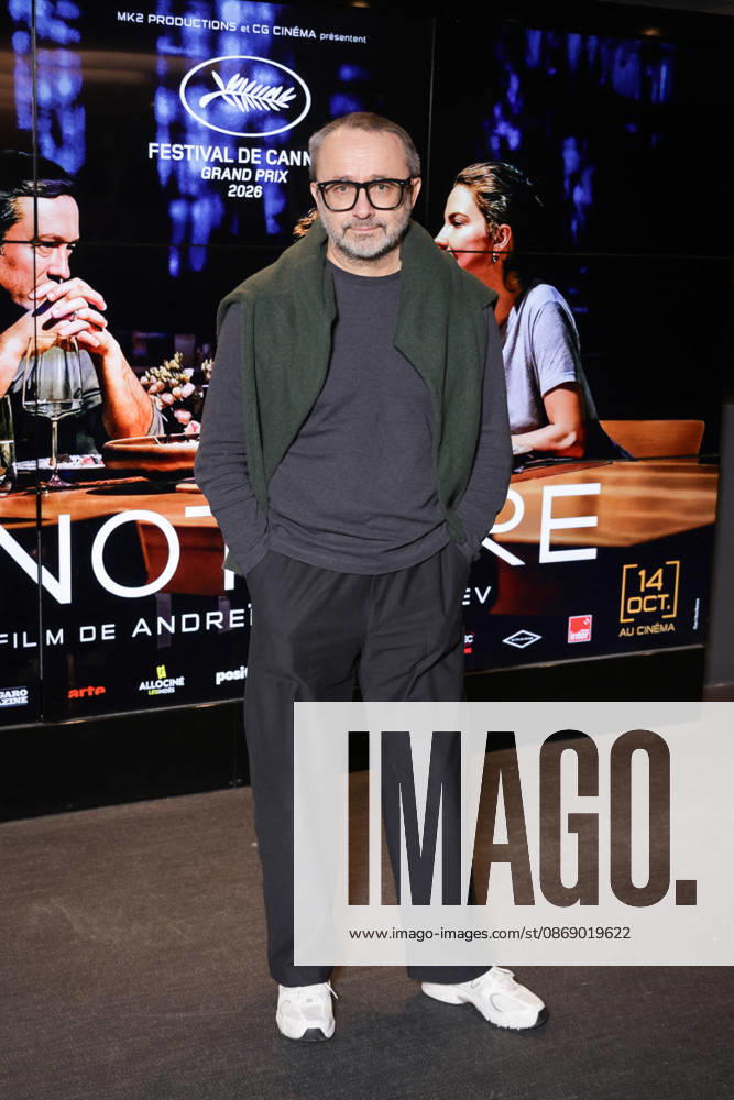 Exclusive - Minotaure Premiere - Paris Exclusive - Andrei Zviaguintsev attends the photocall for the premiere of The Minotaure held at the UGC Les Halles Cinema in Paris, France on October 8, 2026. Photo by David Boyer ABACAPRESS.COM Paris France