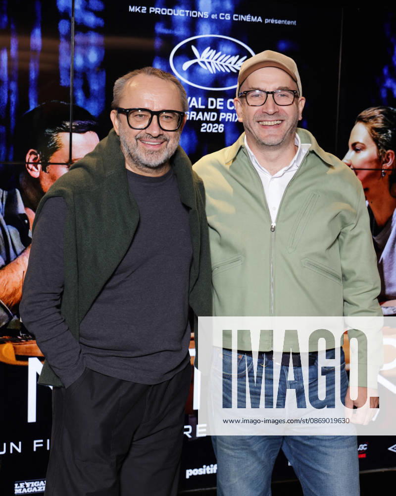 Exclusive - Minotaure Premiere - Paris Exclusive - Andrei Zviaguintsev and Evgueni Galperine attend the photocall for the premiere of The Minotaure held at the UGC Les Halles Cinema in Paris, France on October 8, 2026. Photo by David Boyer ABACAPRESS.COM Paris France