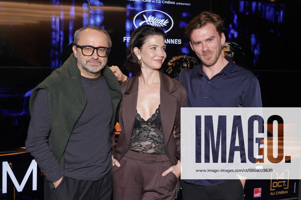 Exclusive - Minotaure Premiere - Paris Exclusive - Andrei Zviaguintsev, Iris Lebedeva and Yuriy Zavalnyouk attend the photocall for the premiere of The Minotaure held at the UGC Les Halles Cinema in Paris, France on October 8, 2026. Photo by David Boyer ABACAPRESS.COM Paris France