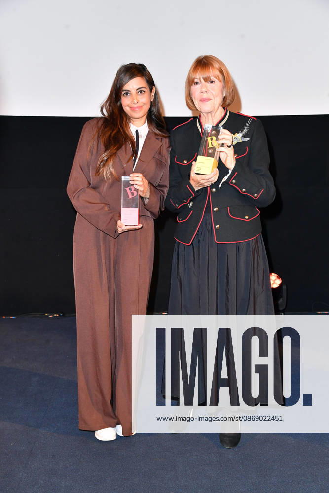 Collien Fernandes und Gisele Pelicot bei der Verleihung der Brigitte Award 2026 im Kino International in Berlin am 08.10.2026