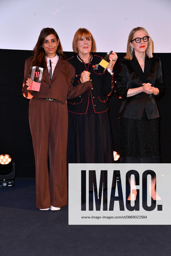 Collien Fernandes, Gisele Pelicot und Susanna Riethmuller bei der Verleihung der Brigitte Award 2026 im Kino International in Berlin am 08.10.2026