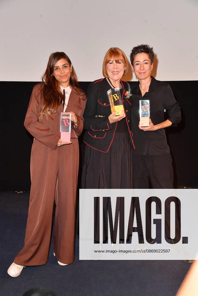 Collien Fernandes , Gisele Pelicot und Dunja Hayali bei der Verleihung der Brigitte Award 2026 im Kino International in Berlin am 08.10.2026