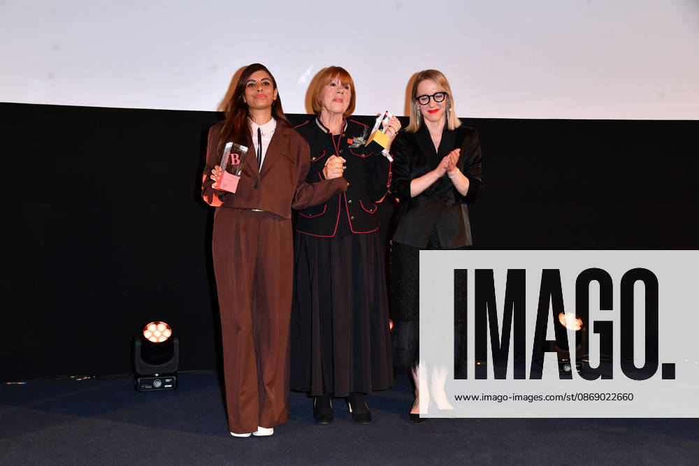 Collien Fernandes, Gisele Pelicot und Susanna Riethmuller bei der Verleihung der Brigitte Award 2026 im Kino International in Berlin am 08.10.2026