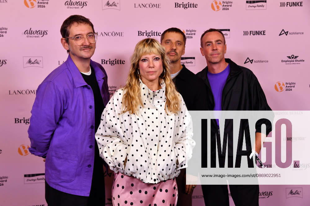 MIA (Berliner Elektropop-Musikgruppe) bei der Verleihung der Brigitte Award 2026 im Kino International in Berlin am 08.10.2026