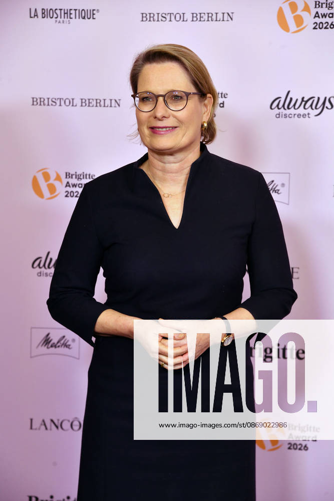 Stefanie Hubig (Bundesministerin für Justiz und Verbraucherschutz) bei der Verleihung der Brigitte Award 2026 im Kino International in Berlin am 08.10.2026