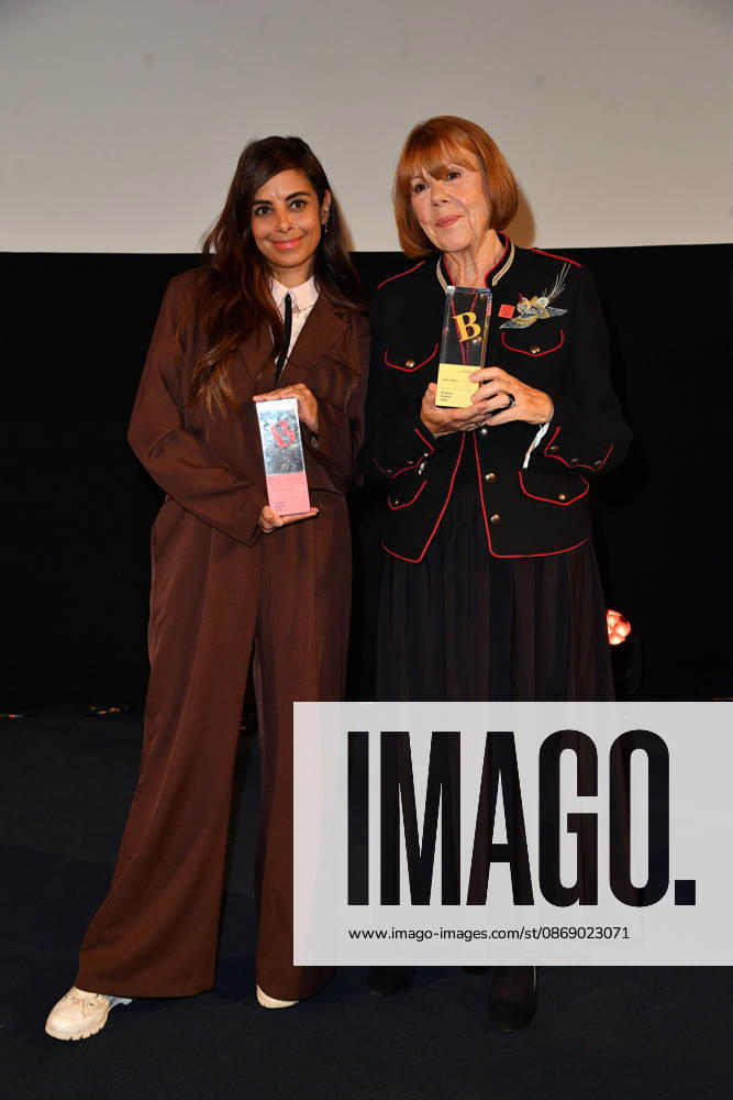 Collien Fernandes und Gisele Pelicot bei der Verleihung der Brigitte Award 2026 im Kino International in Berlin am 08.10.2026