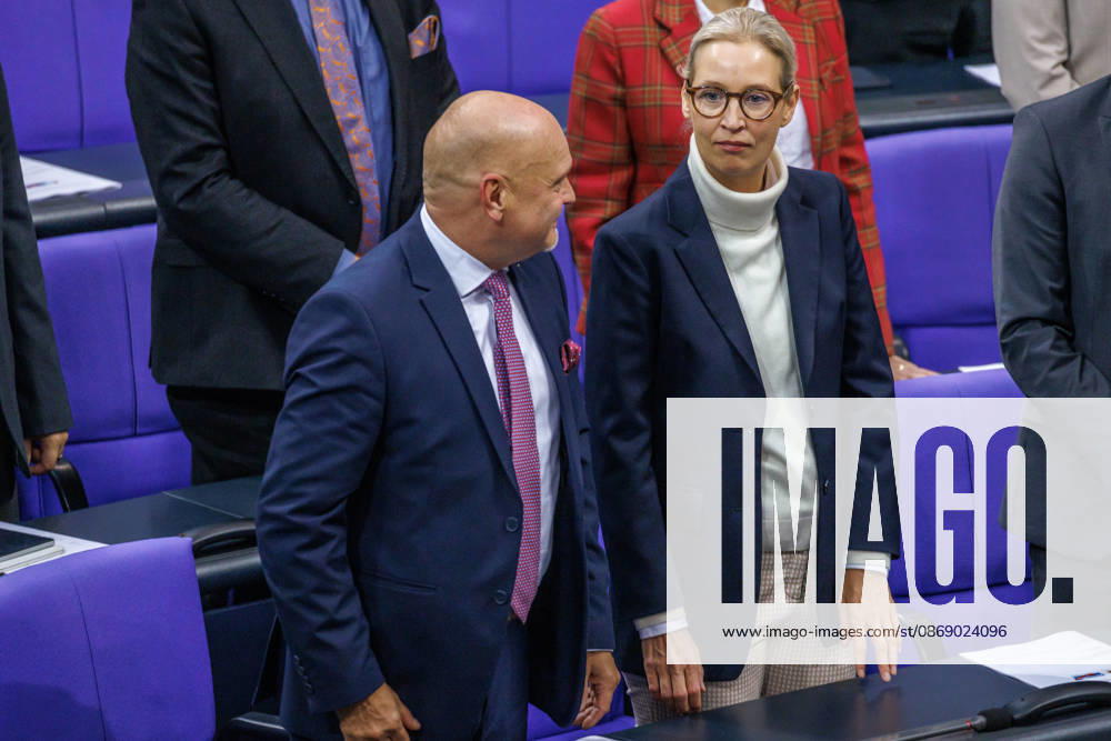 Bundestag Alice Weidel (AfD) im Deutschen Bundestag am 09.10.26 in Berlin. Berlin Berlin Deutschland Bundestag