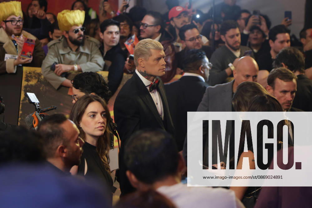 Street Fighter Red Carpet And Fan Event in Mexico City WWE wrestler Cody Rhodes attends the official red carpet and fan event for the upcoming live-action film Street Fighter at Cinà polis Universidad on October 08, 2026 in Mexico City, Mexico. (Photo by Ismael Rosas Eyepix Group)